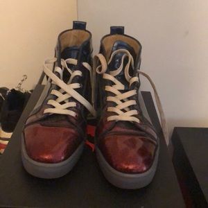 Christian Louboutin high top sneaker